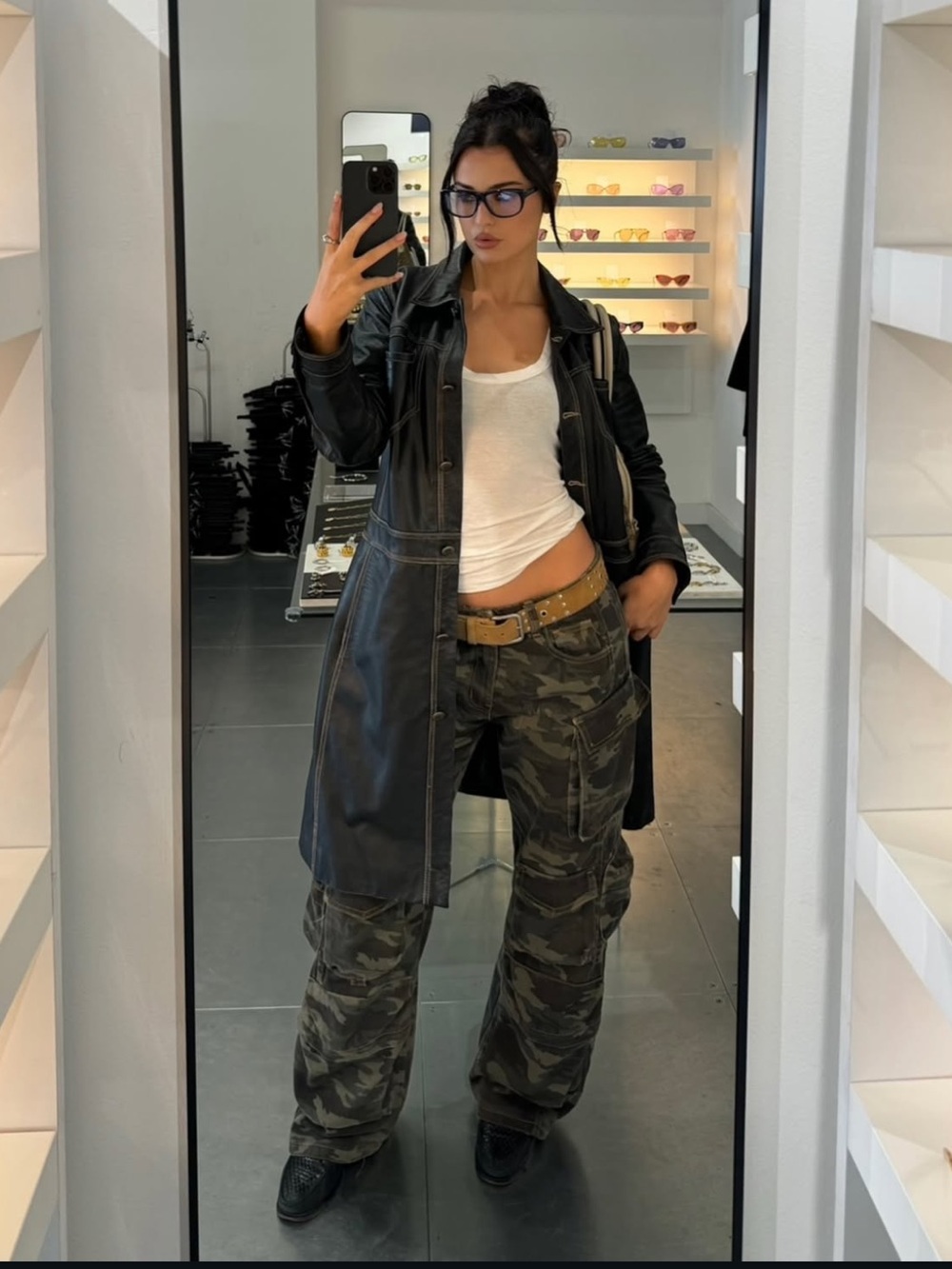 Lioness Sweetness Jeans cargo camo pants green khaki olive tan